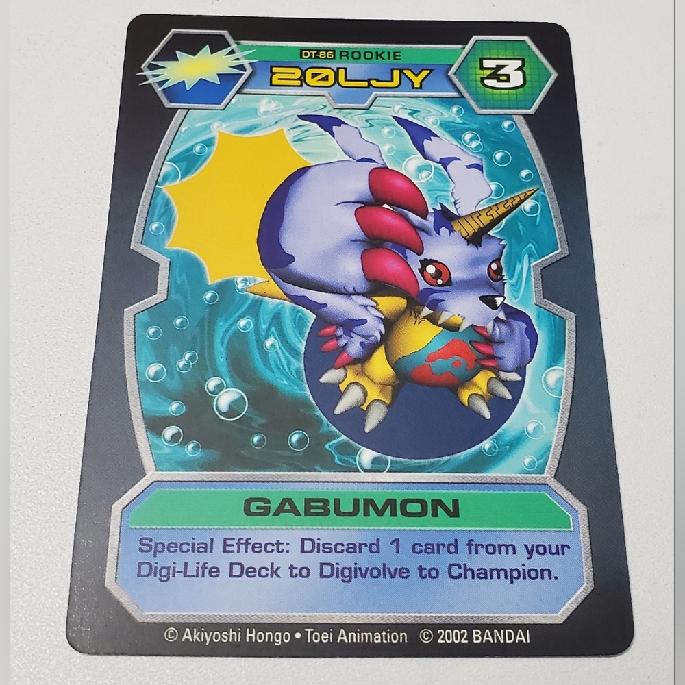 Gabumon DT-86 | NM | Digimon D-Tector TCG Card